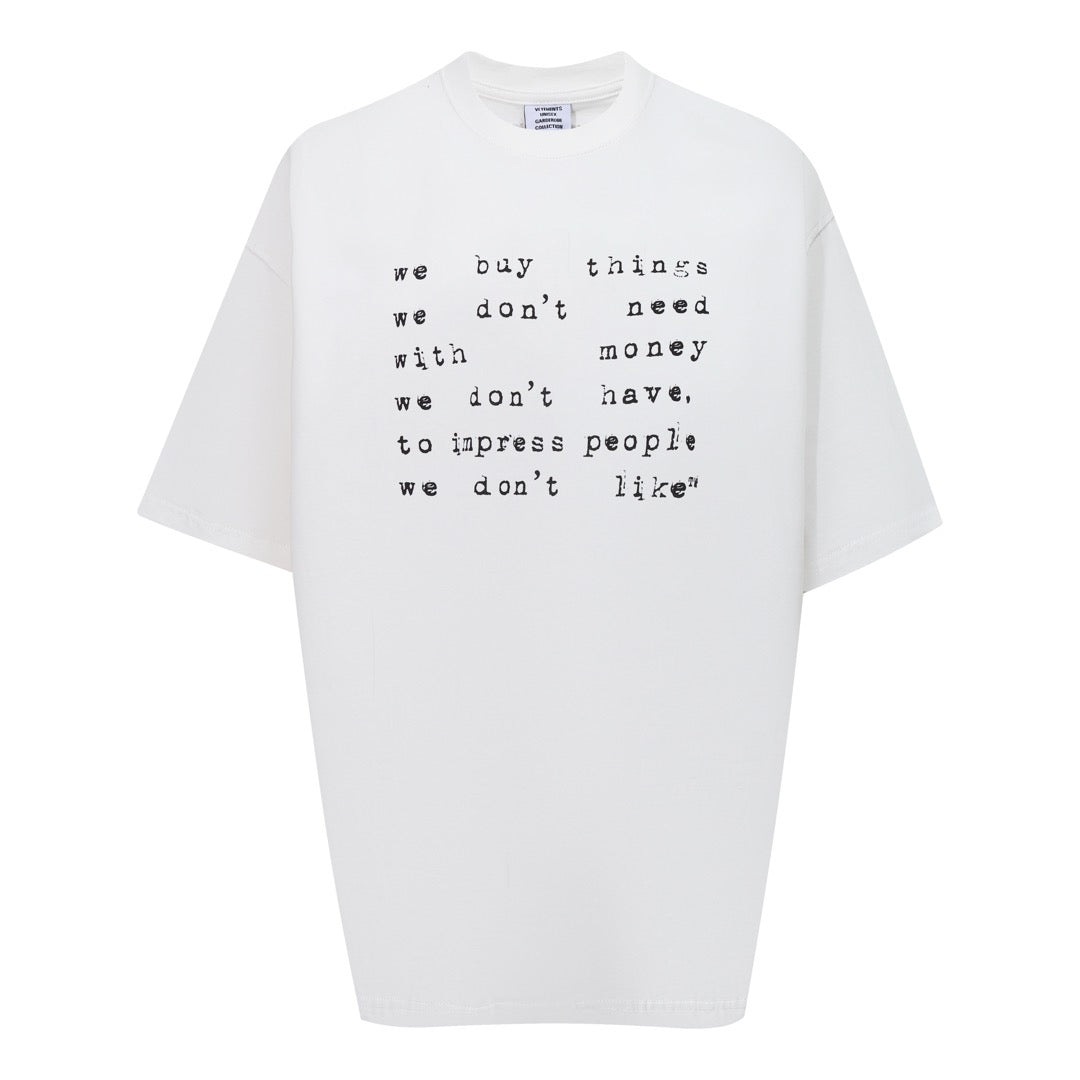 White T-Shirt - FashionHype.xyz