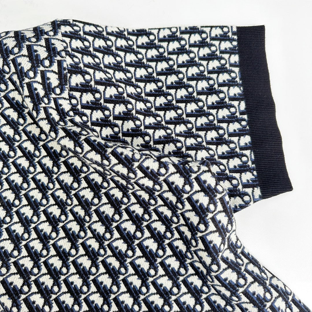 Dark blue and Green Polo - FashionHype.xyz