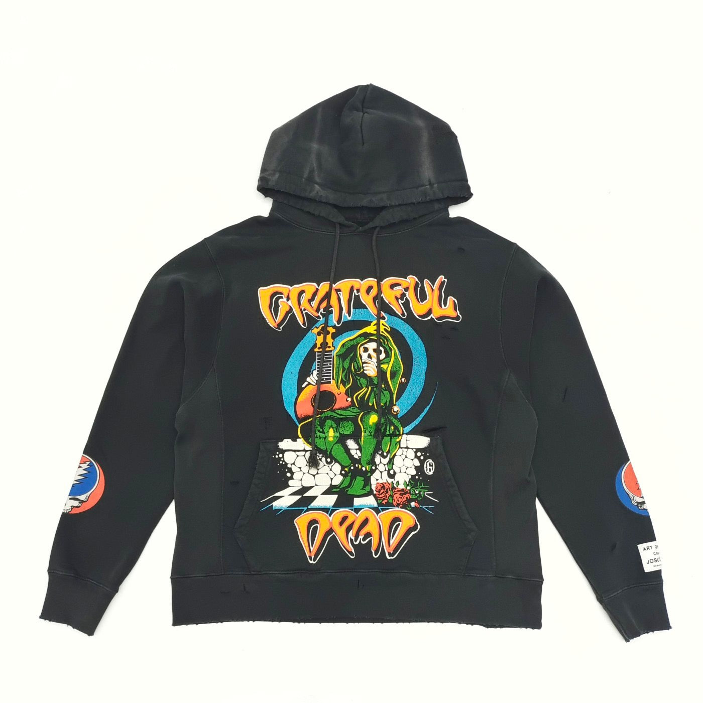 Schwarzgrauer Hoodie