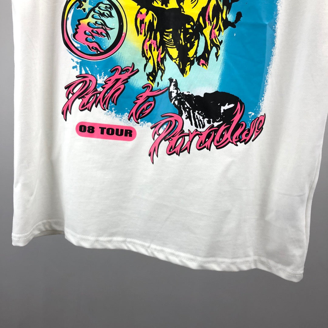 Schwarz-weißes T-Shirt