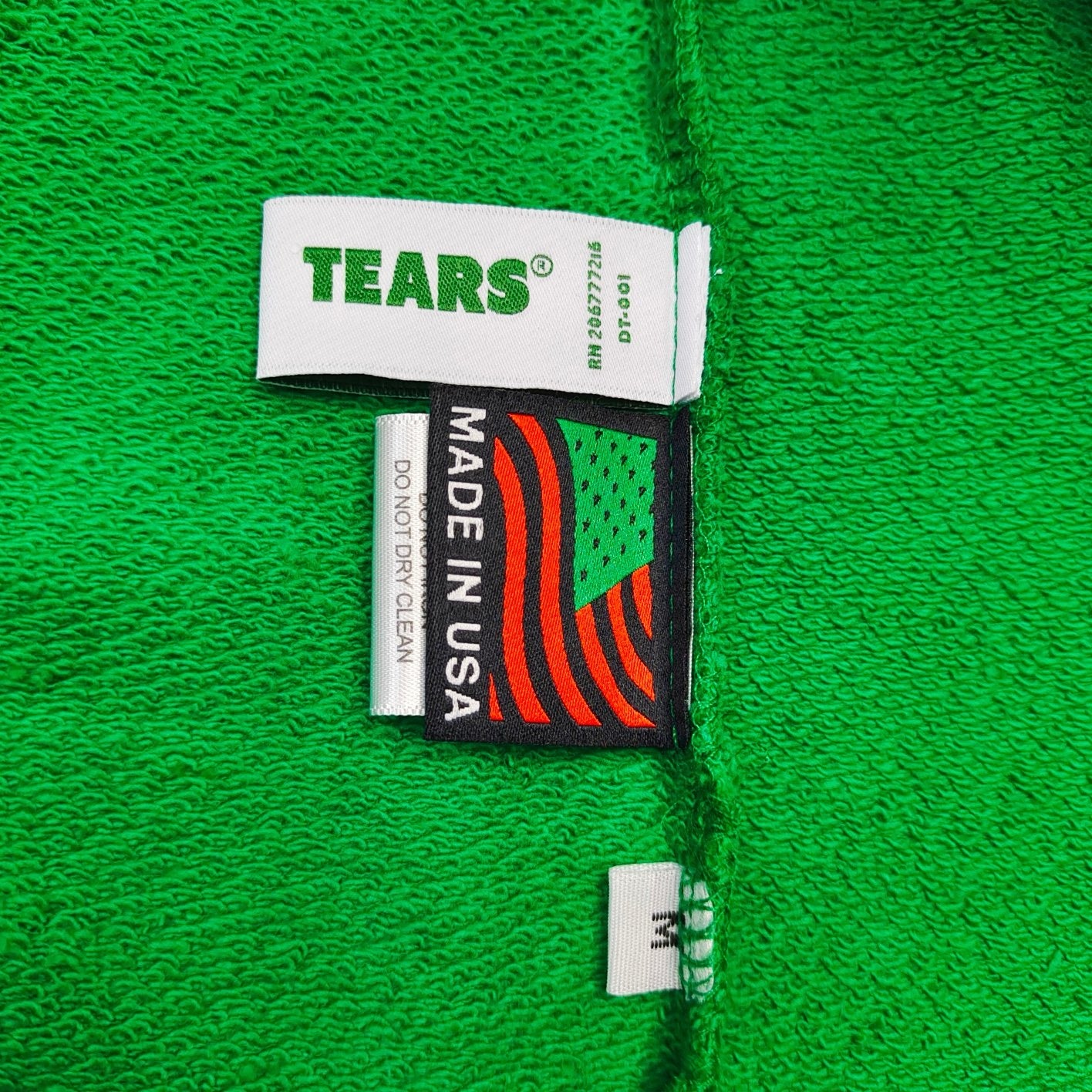 Chaqueta verde y blanca