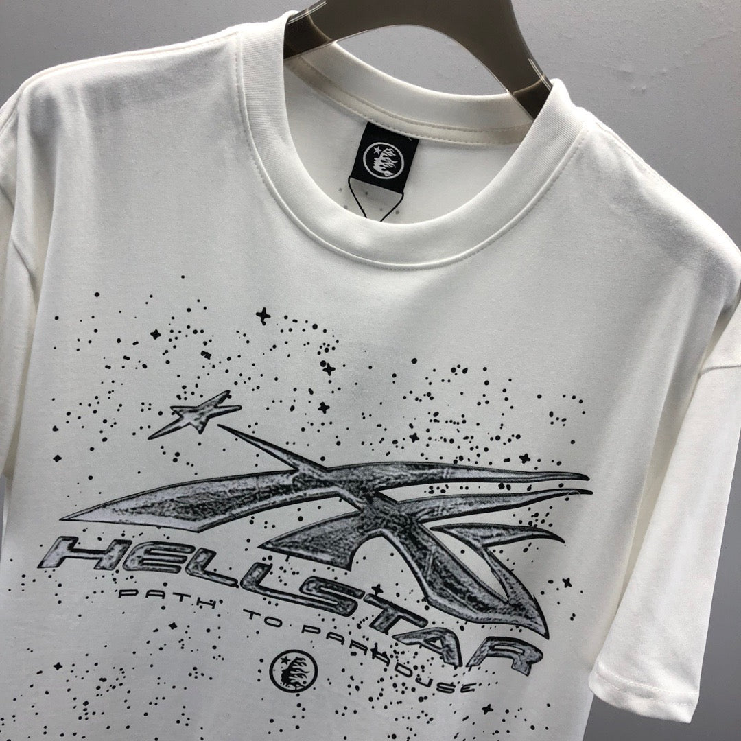 Schwarz-weißes T-Shirt