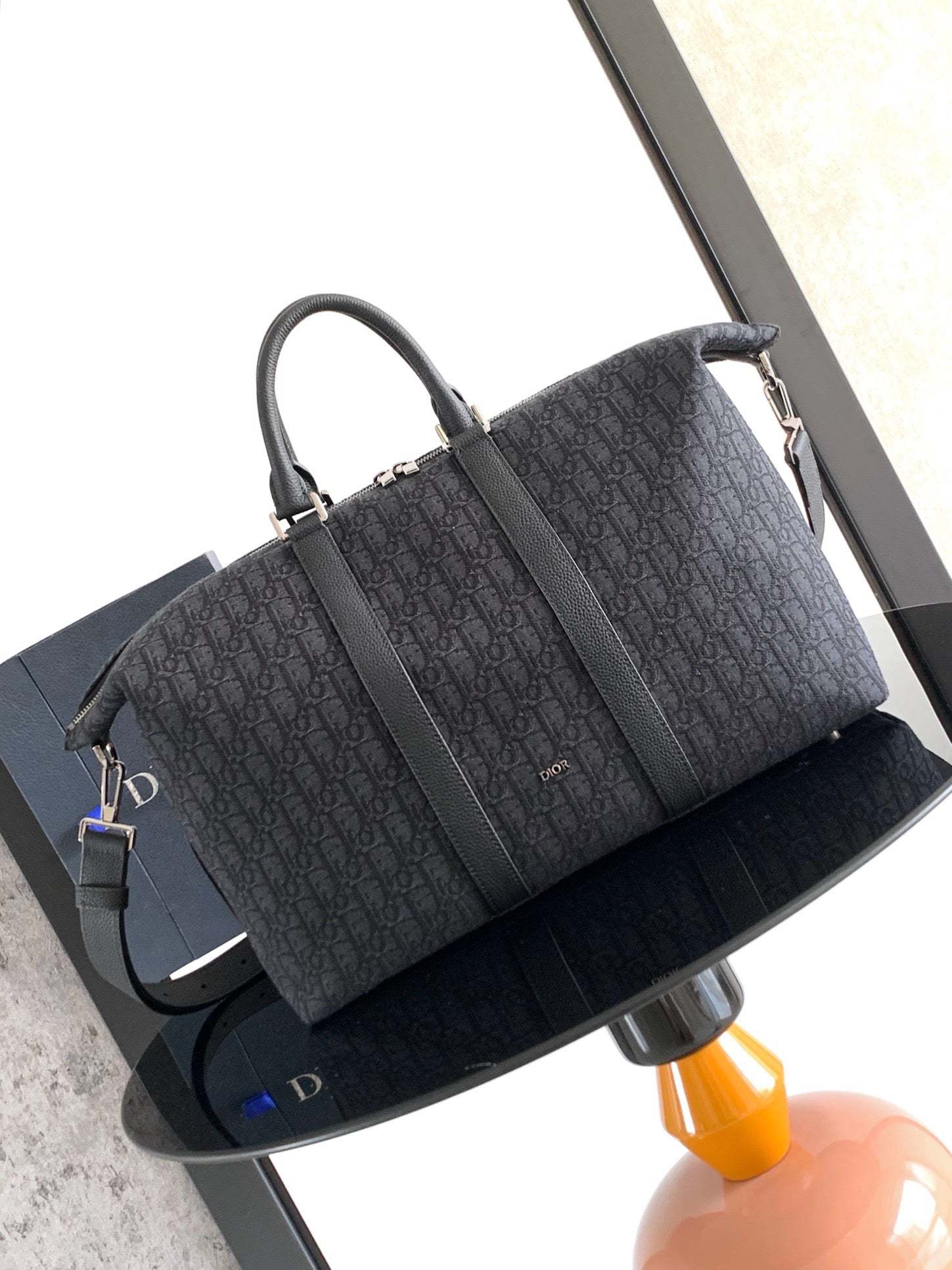 Apricot and Black Bag - FashionHype.xyz