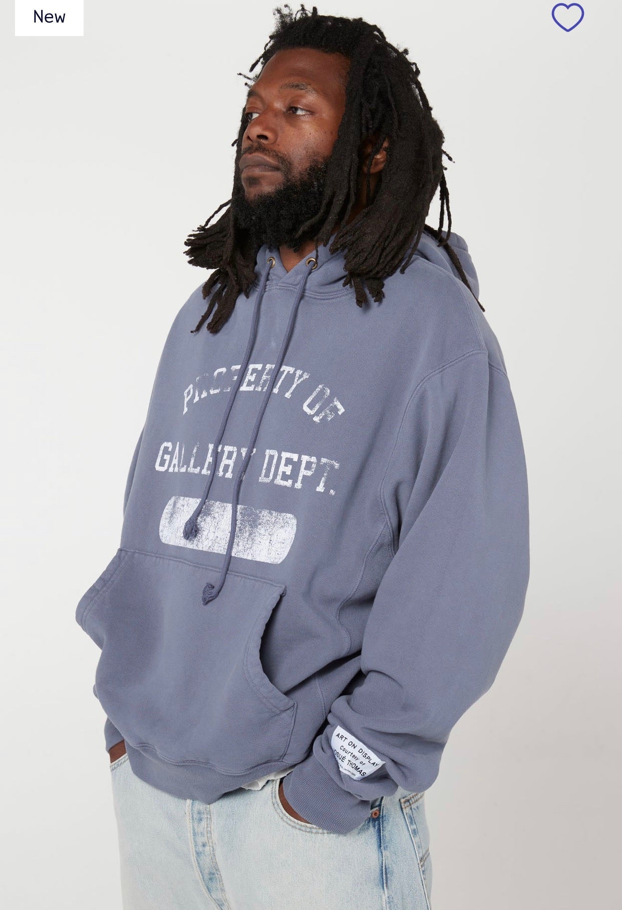 Grauer Hoodie