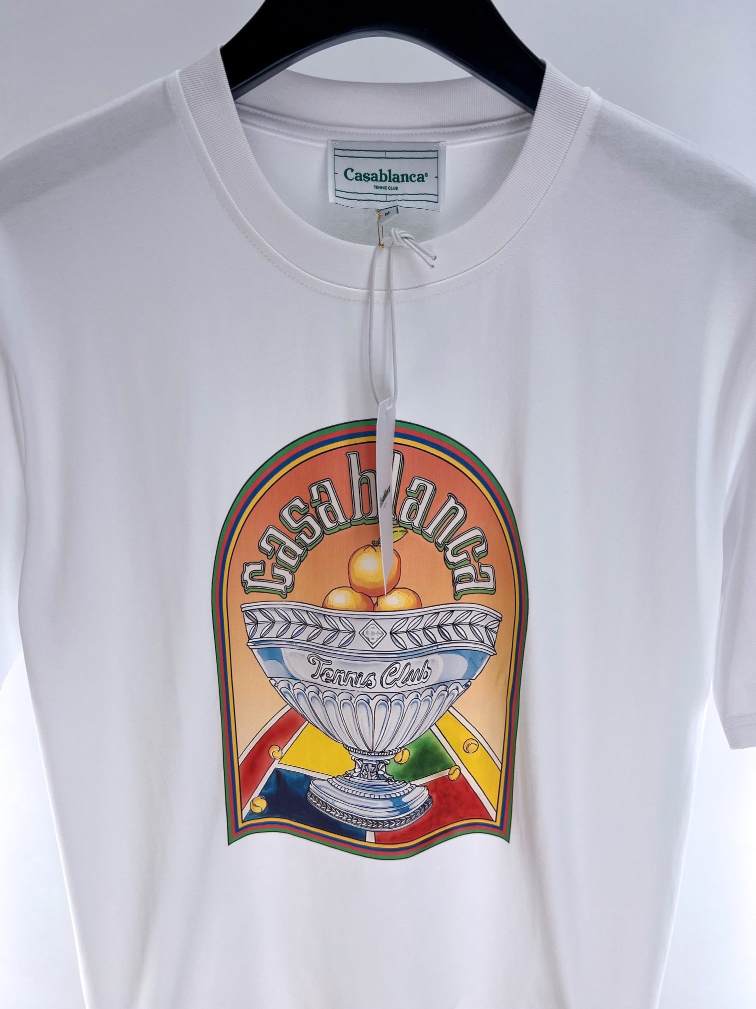 Blau-weißes T-Shirt