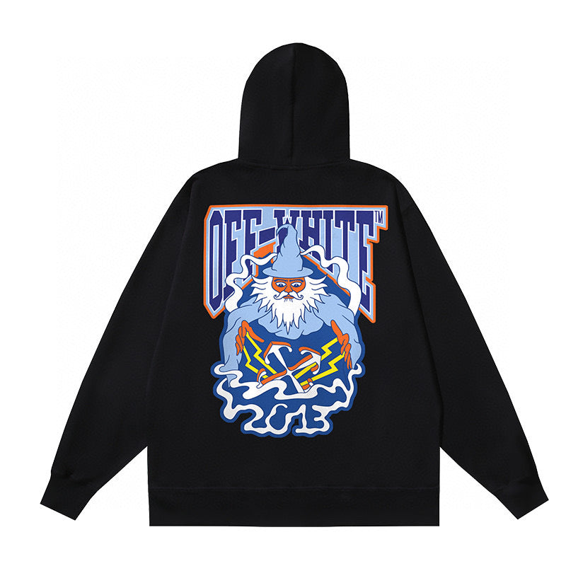 Schwarzer Hoodie
