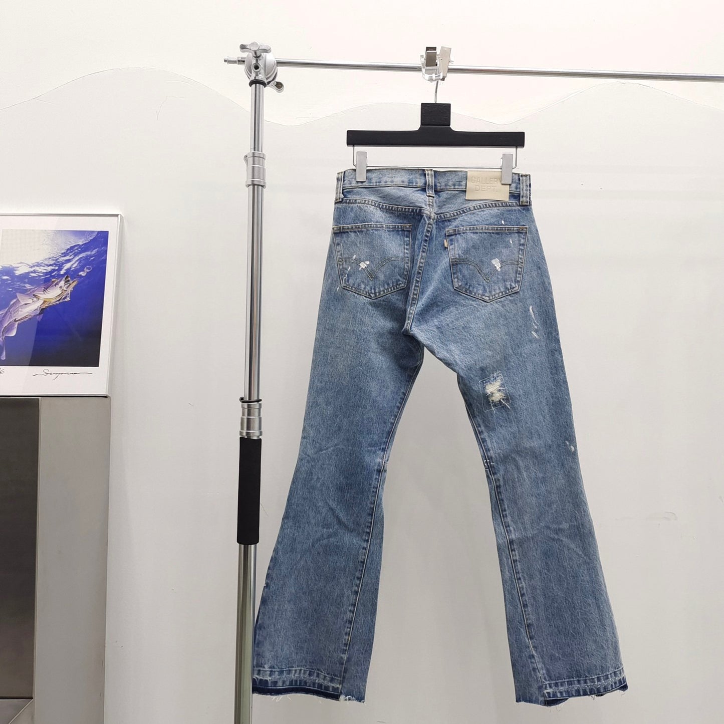 Graublaue Hose