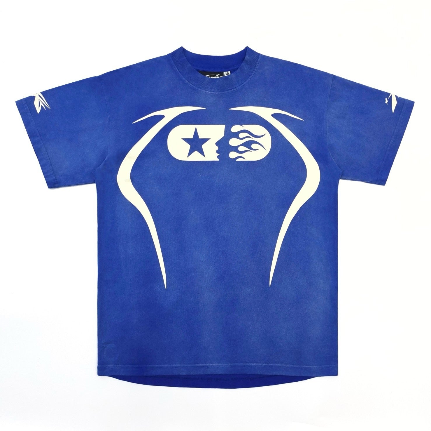 Himmelblaues T-Shirt