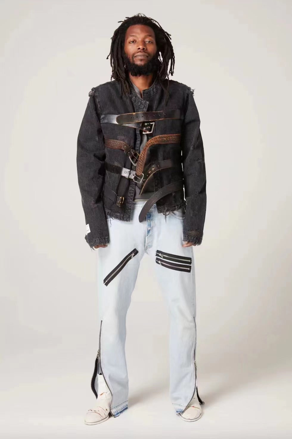 Blue grey Pant - FashionHype.xyz