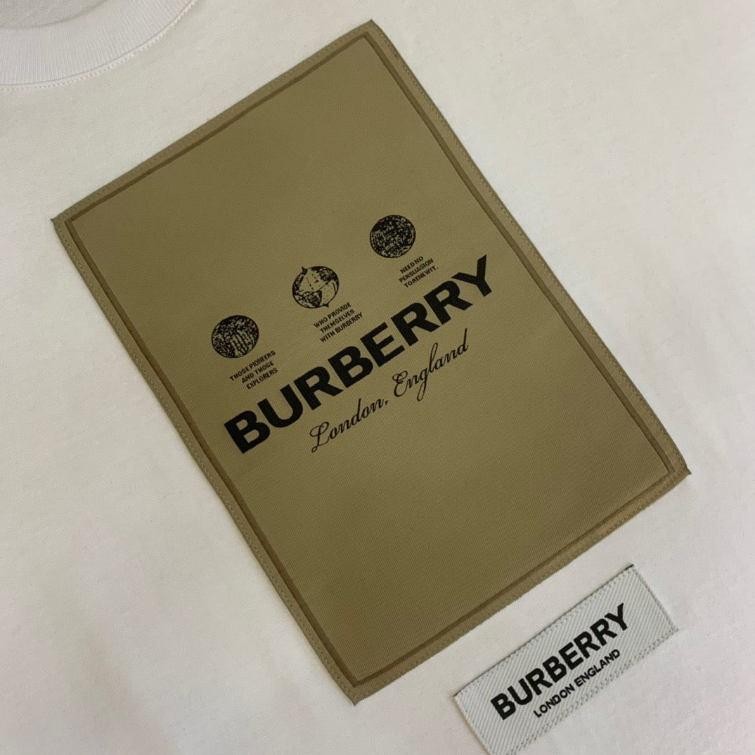 Khaki, Schwarz und Weiß T-Shirt
