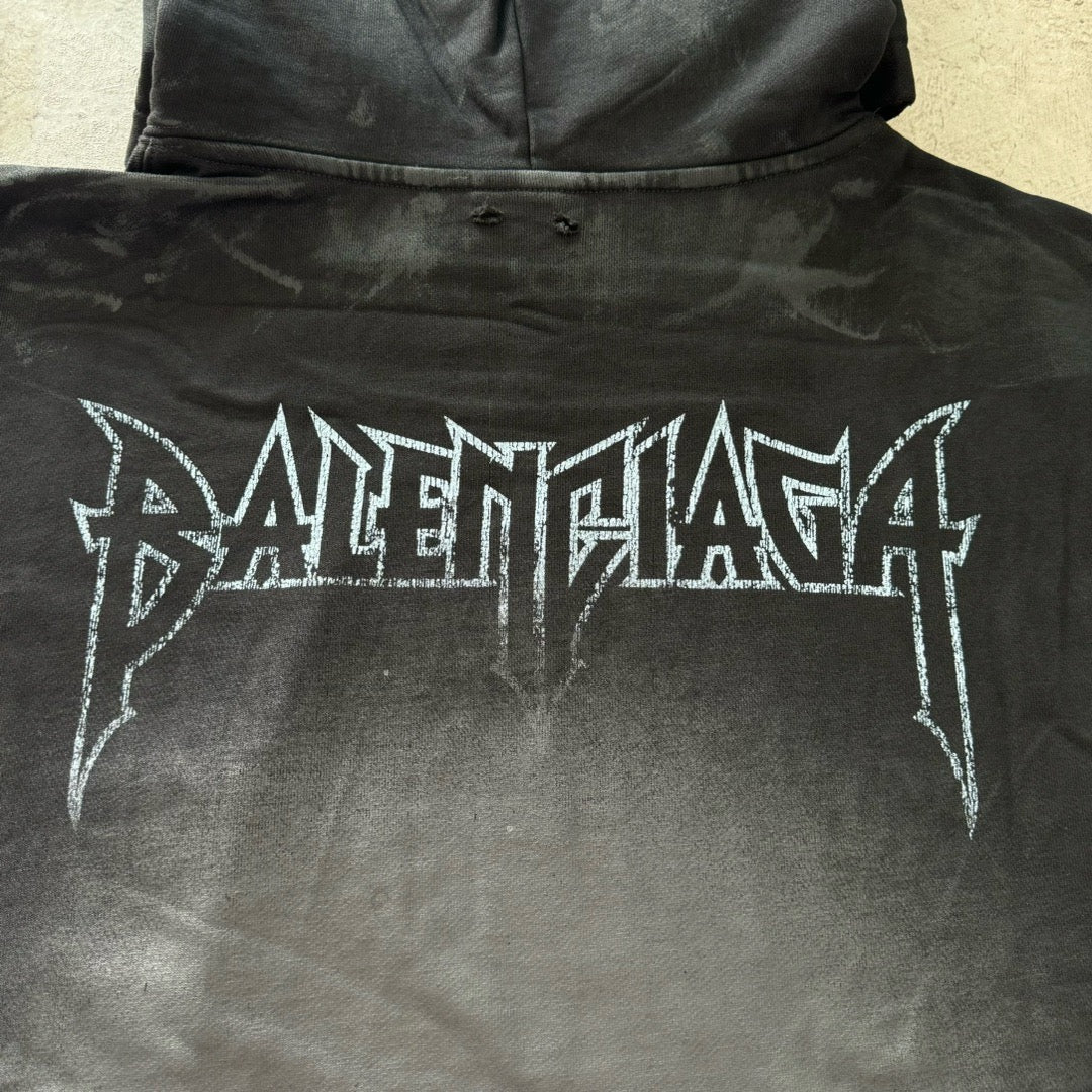 Schwarzer Hoodie