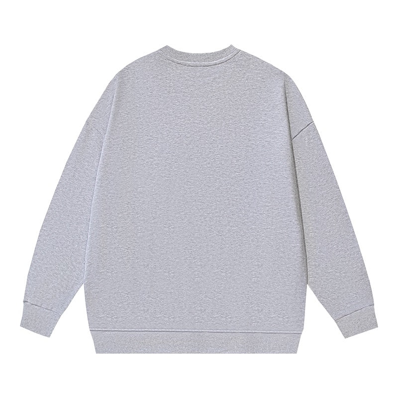 Weißes, graues und schwarzes Sweatshirt