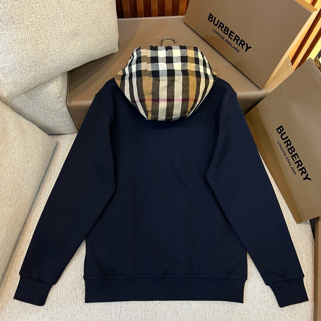 Black, Grey, Blue and Khaki Hoodie - FashionHype.xyz