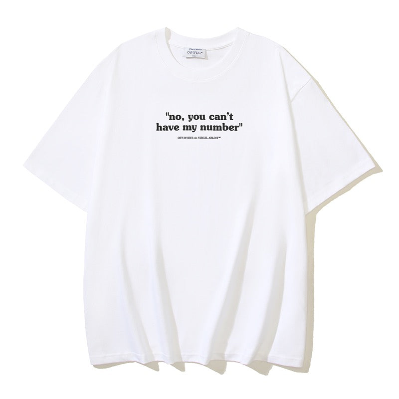 White and Black T-shirt - FashionHype.xyz