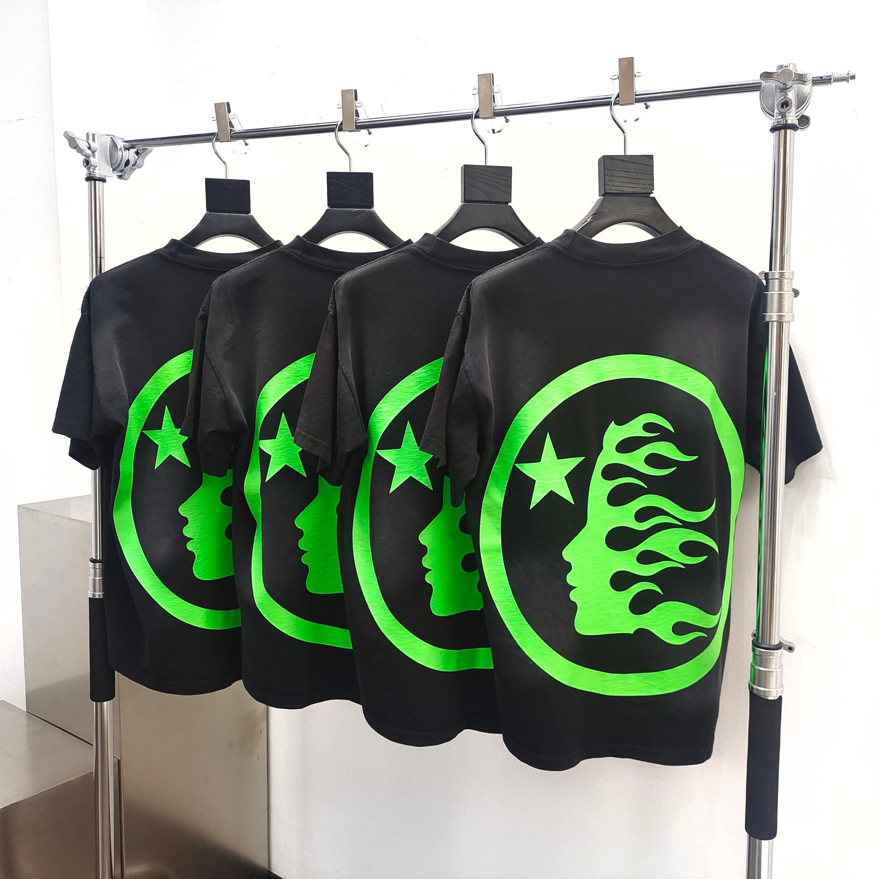 Black Green T-Shirt - FashionHype.xyz