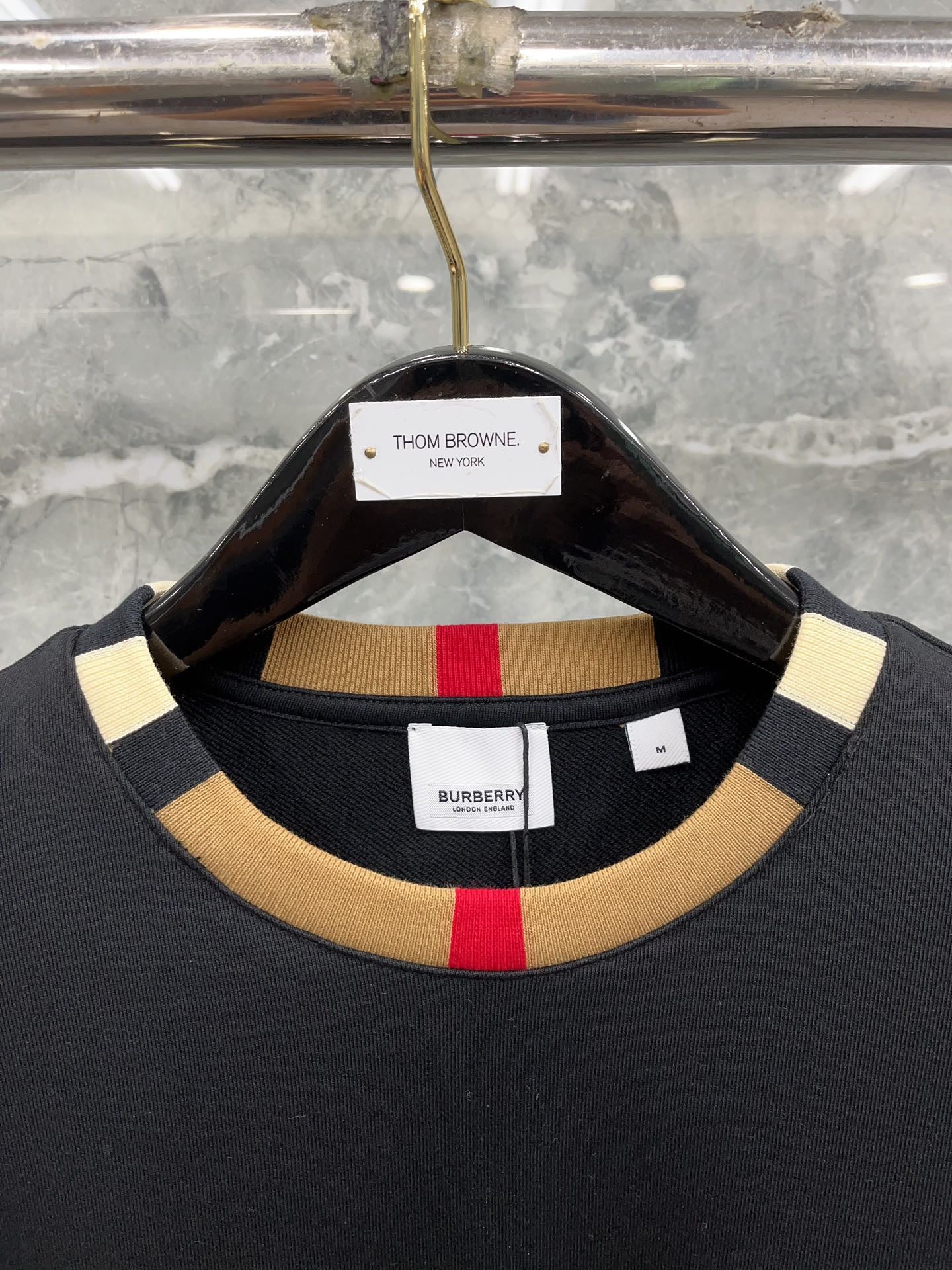 Black, Grey and White Sweatshirt - FashionHype.xyz
