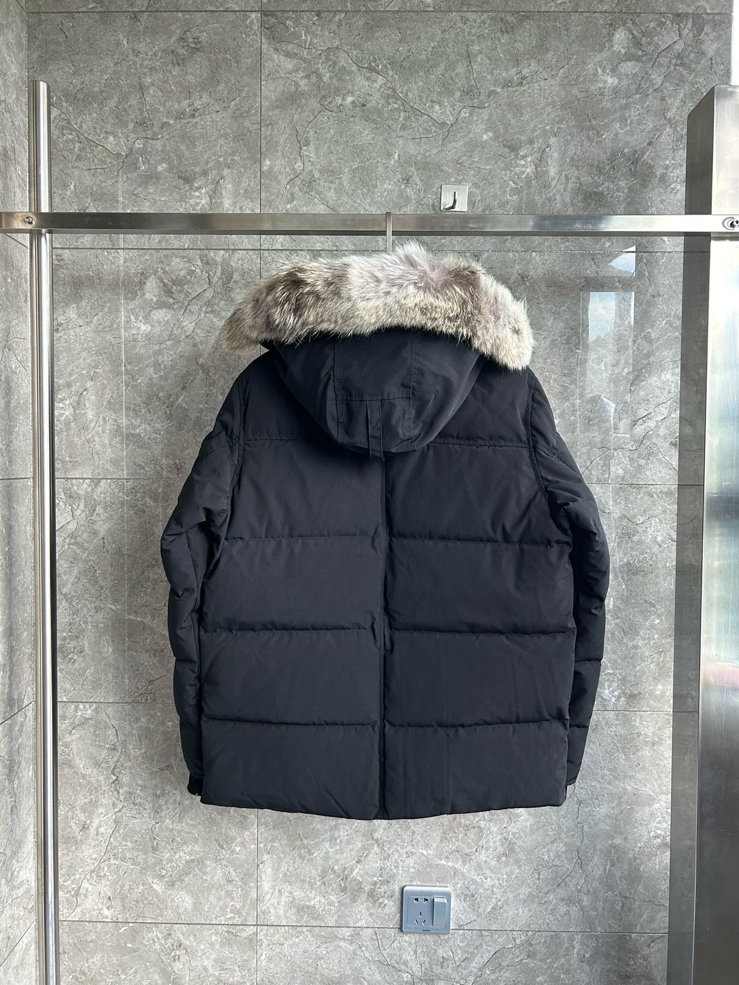 White, Grey, Blue and Black Jacket - FashionHype.xyz
