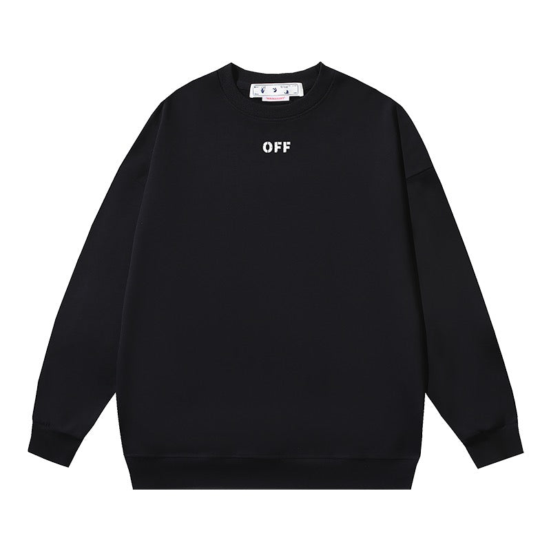 Weißes, graues und schwarzes Sweatshirt