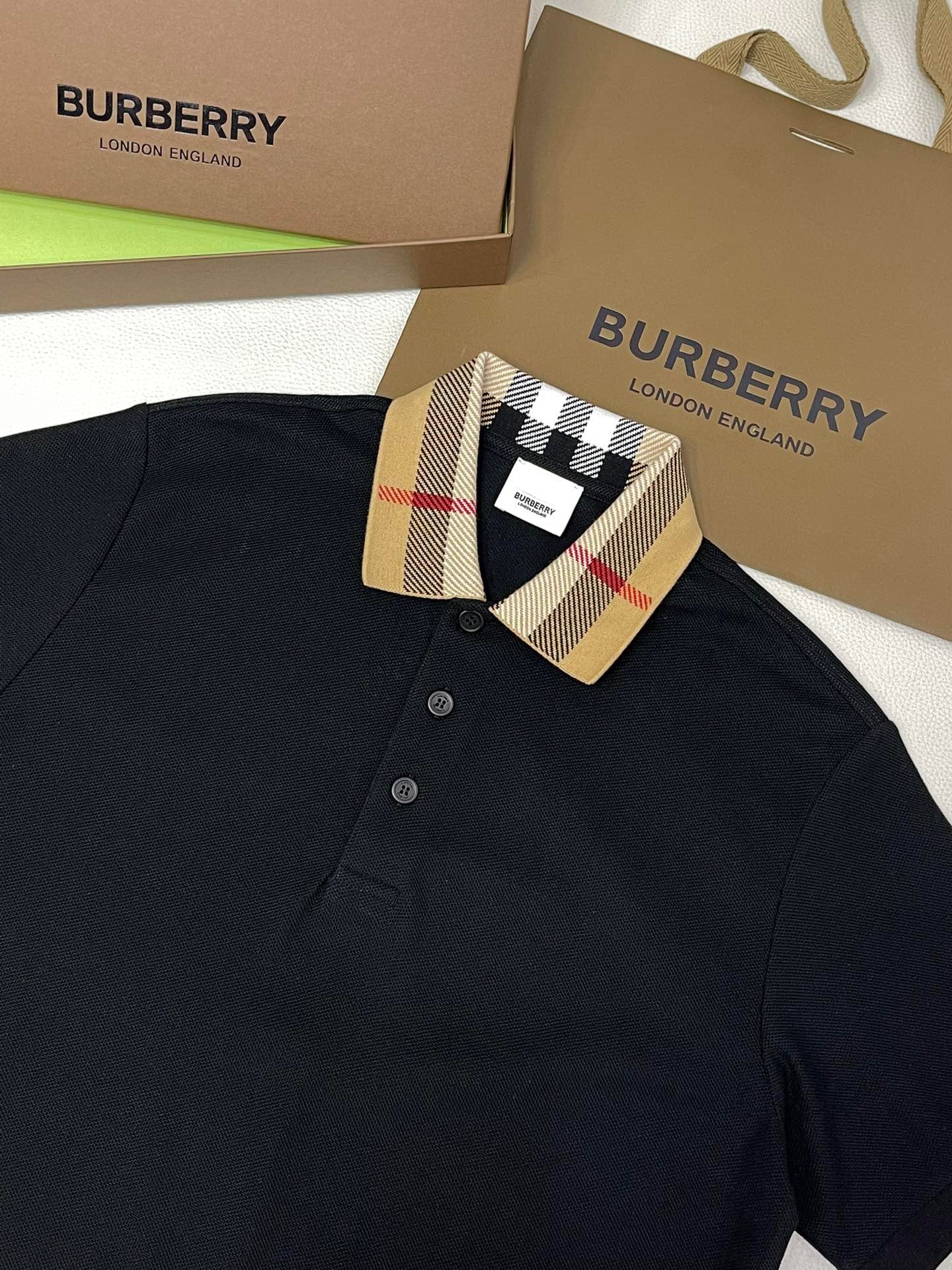 Black,White and Blue Polo - FashionHype.xyz