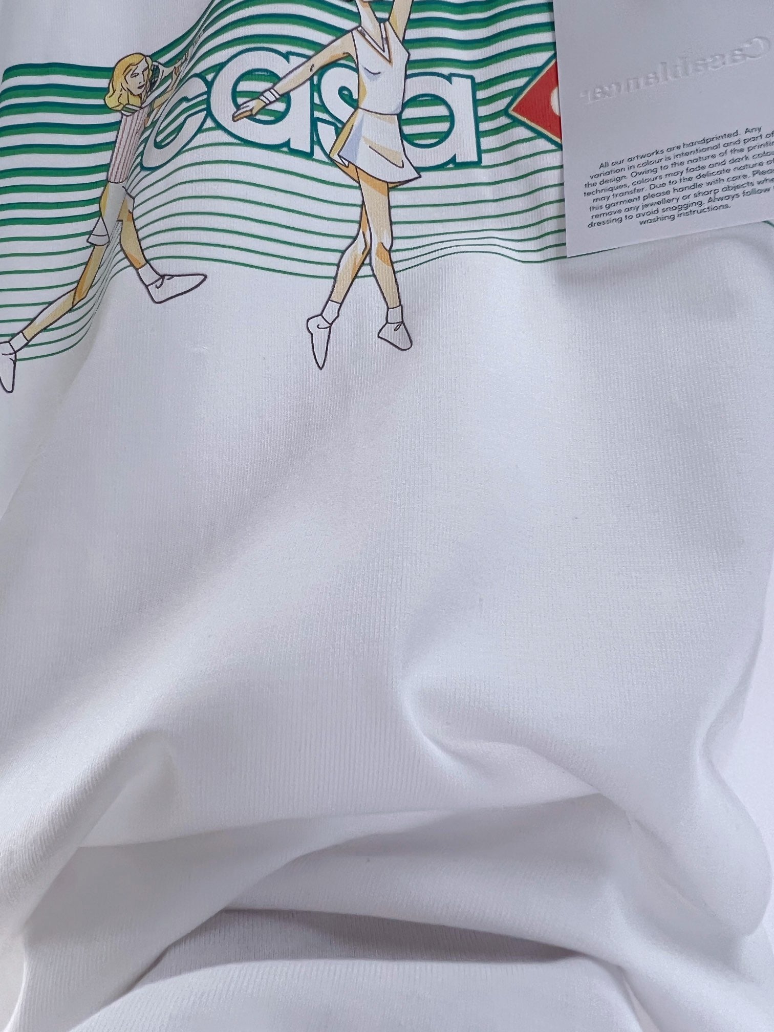 Blau-weißes T-Shirt