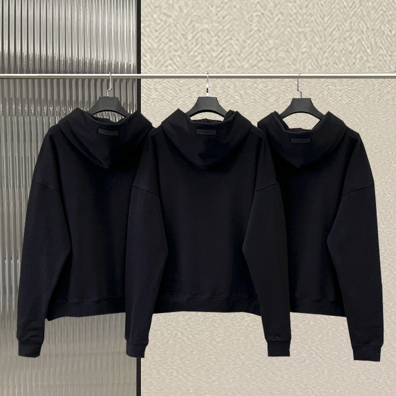 Schwarzer Hoodie