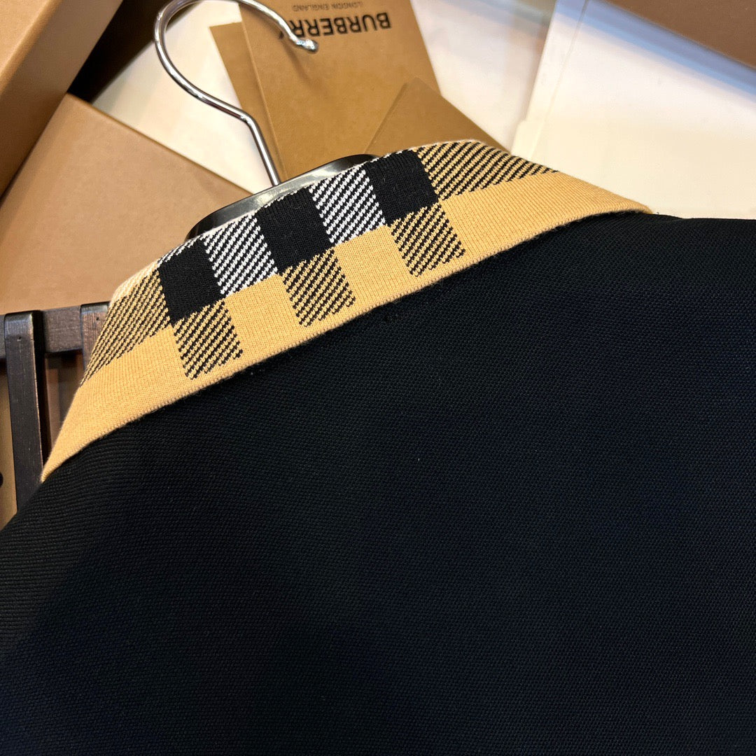 Black,White,and Blue Polo - FashionHype.xyz