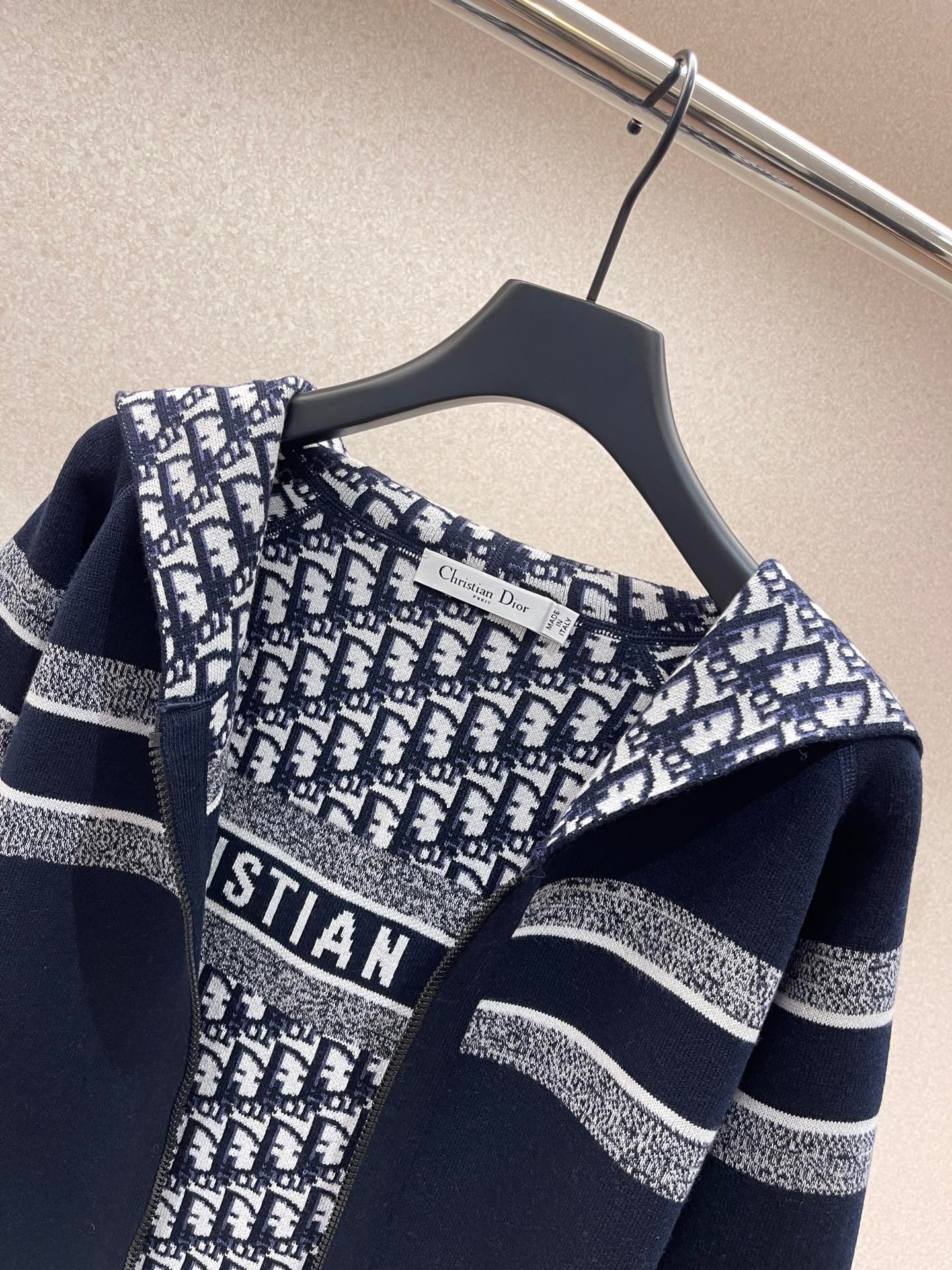 Dark blue and Grey Jacket - FashionHype.xyz