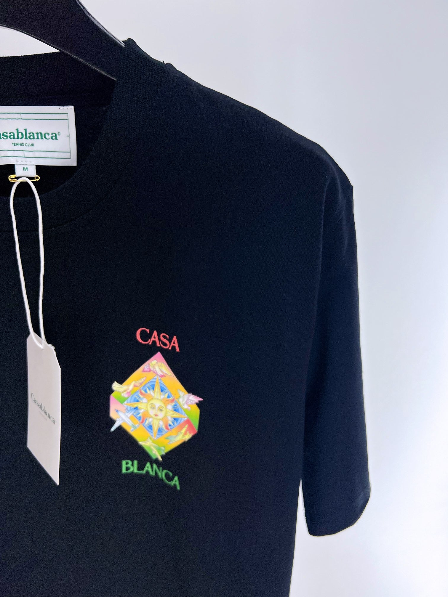 Blau-weißes T-Shirt