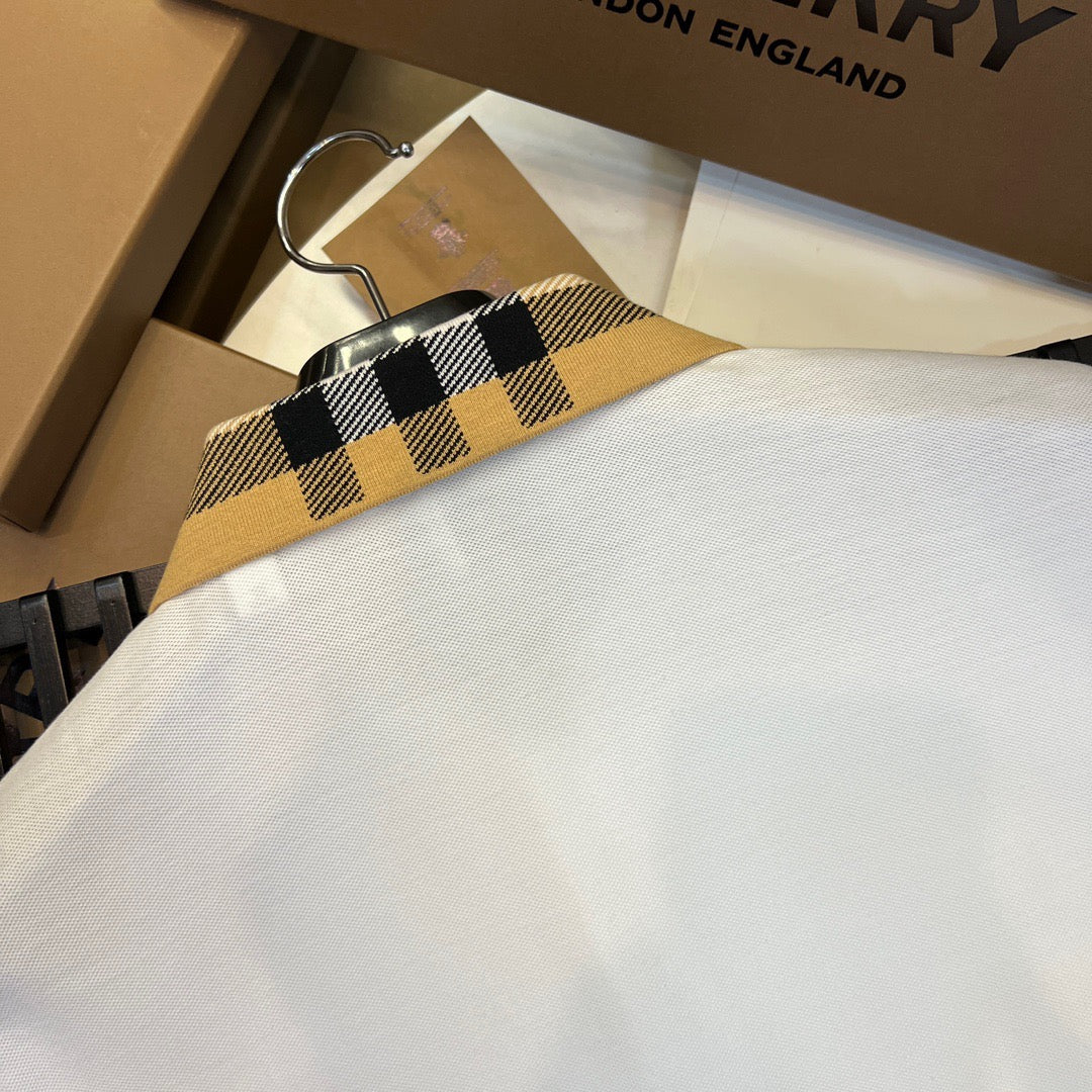 Black,White,and Blue Polo - FashionHype.xyz