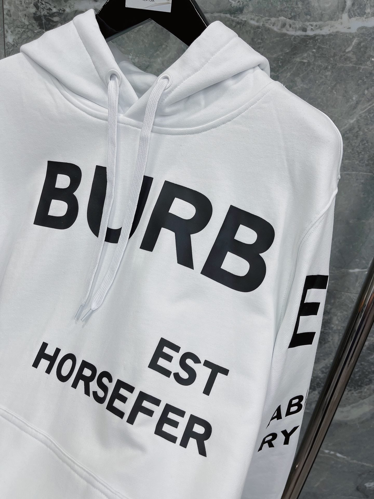Black, Light orange and White Hoodie - FashionHype.xyz