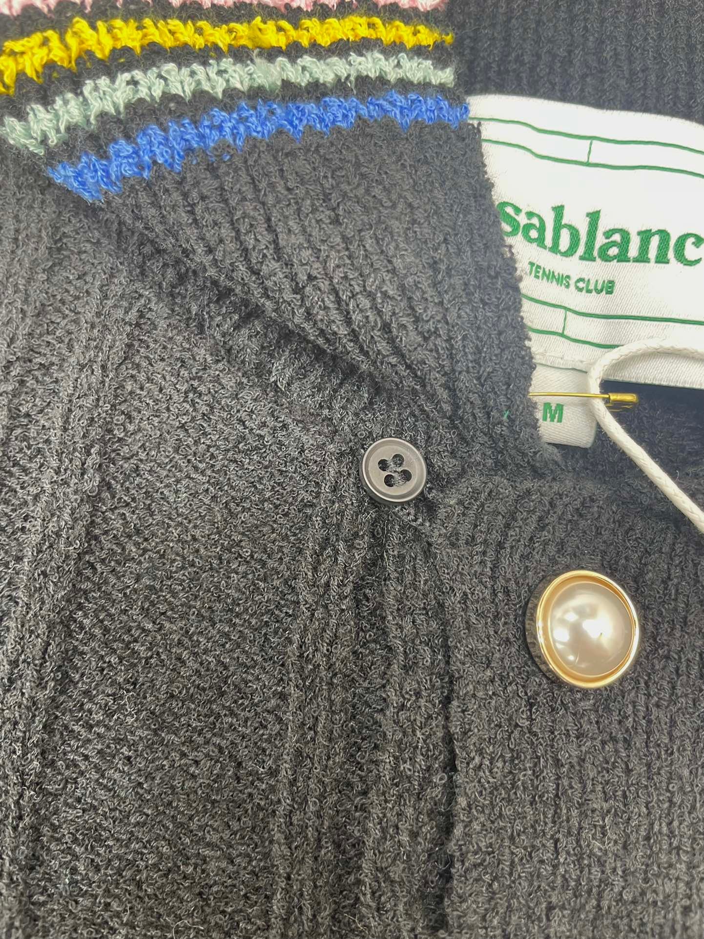 Jersey blanco y negro