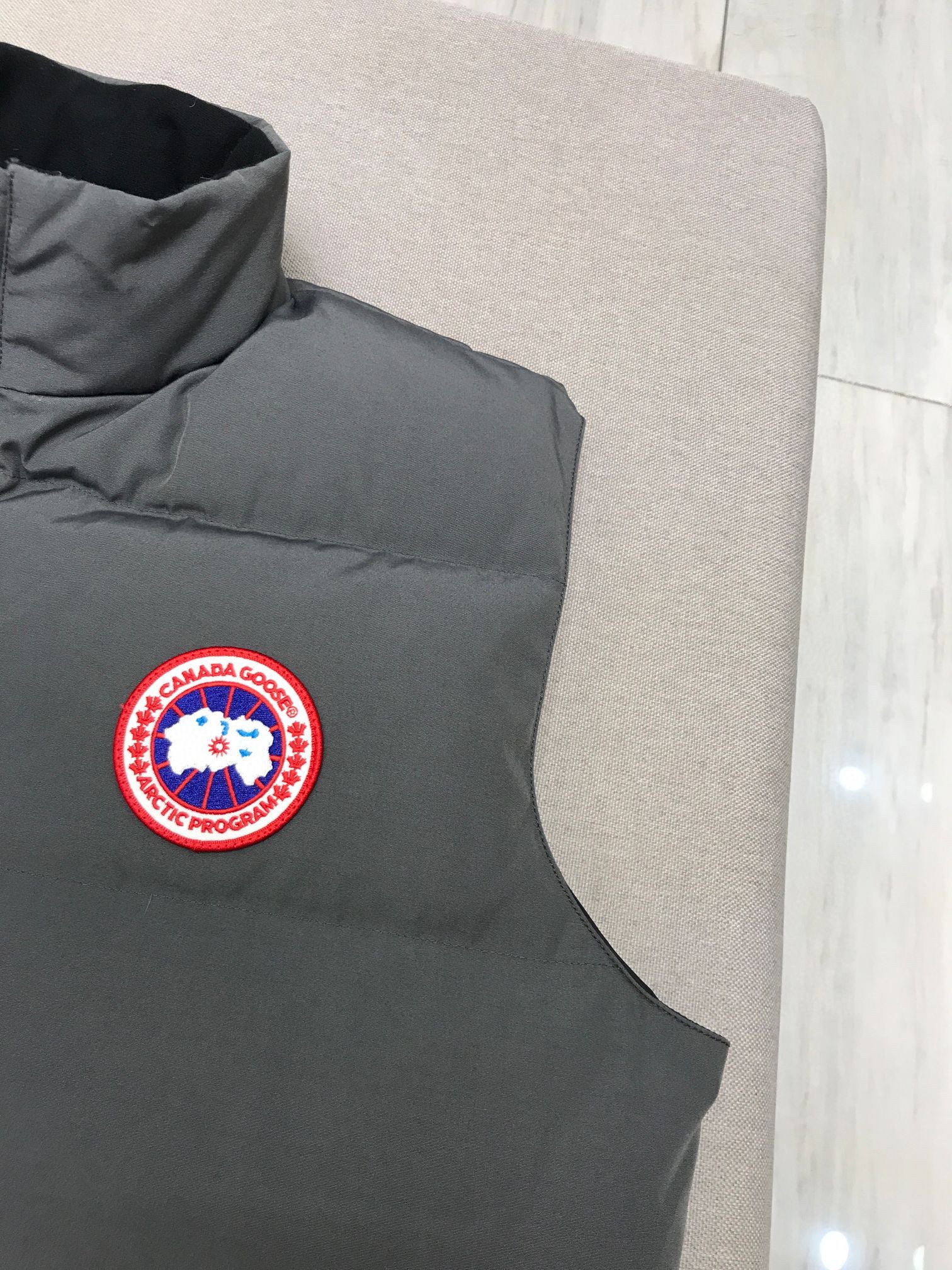 Sky blue, Grey and White Vest - FashionHype.xyz