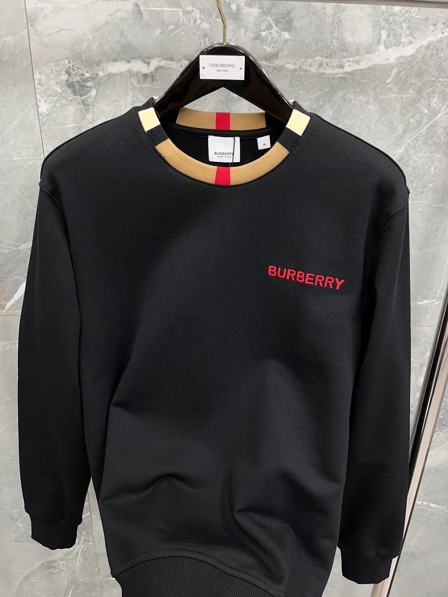 Black, Grey and White Sweatshirt - FashionHype.xyz