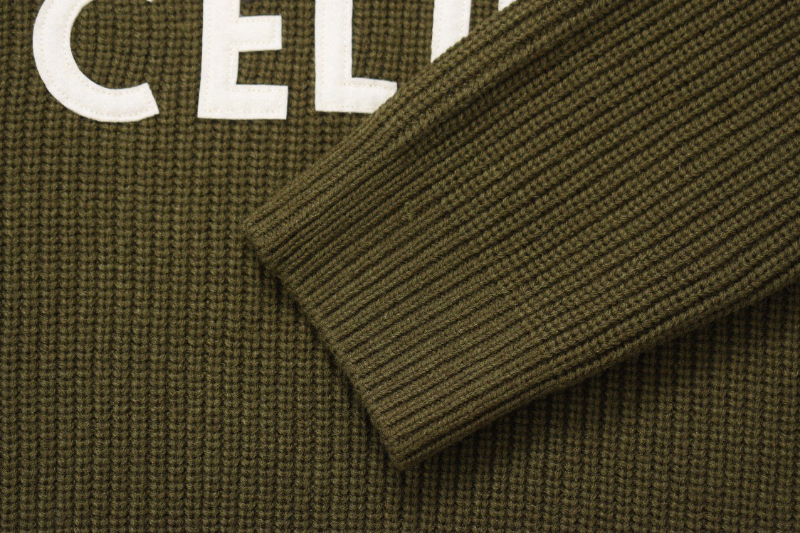Schwarzer und khakifarbener Jersey