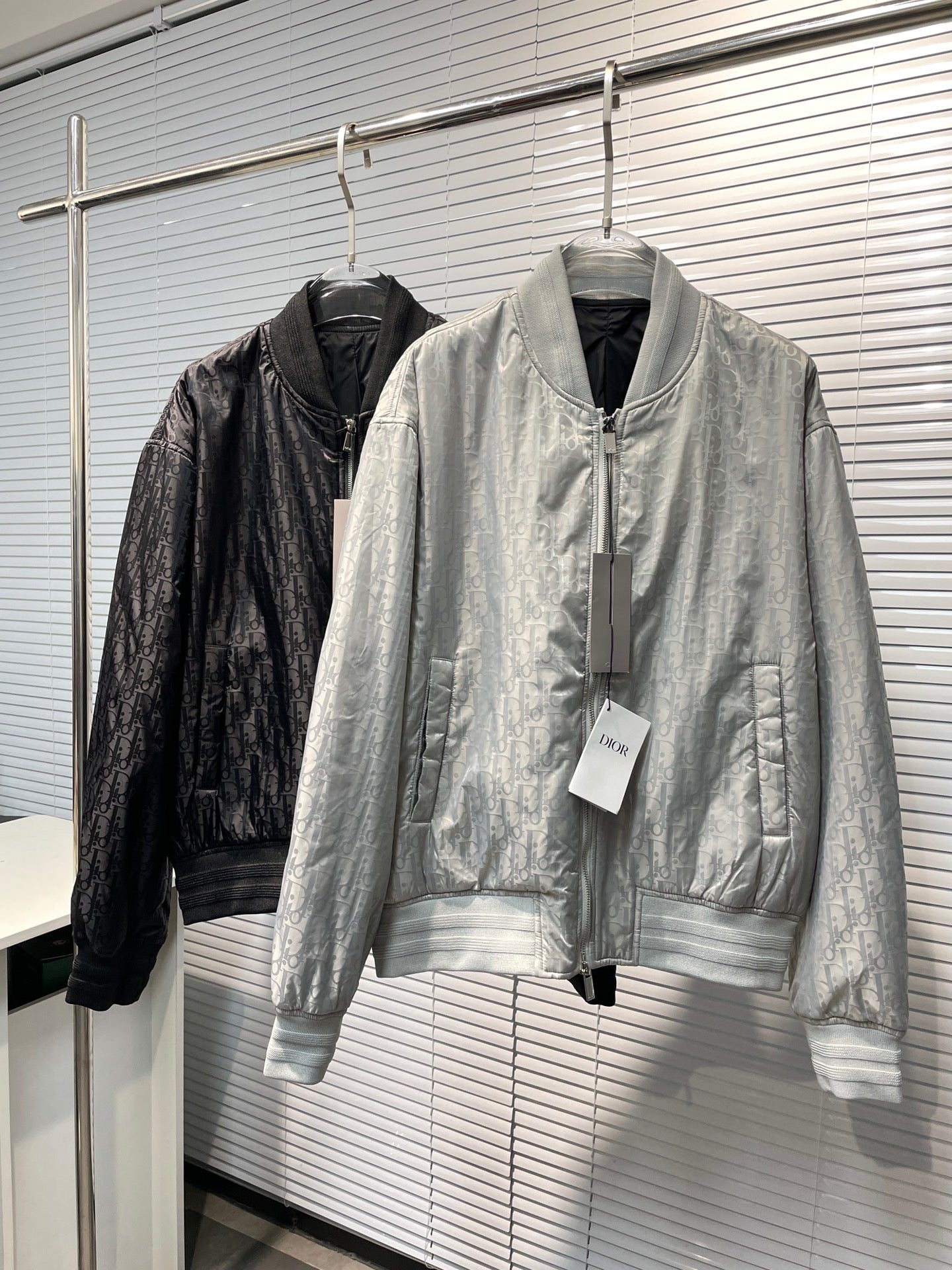 Black and Silver grey Jacket - FashionHype.xyz