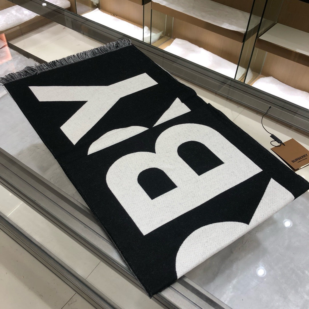 Black and Brown Scarf - FashionHype.xyz