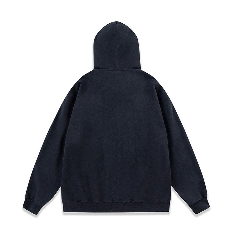 Schwarzer Hoodie