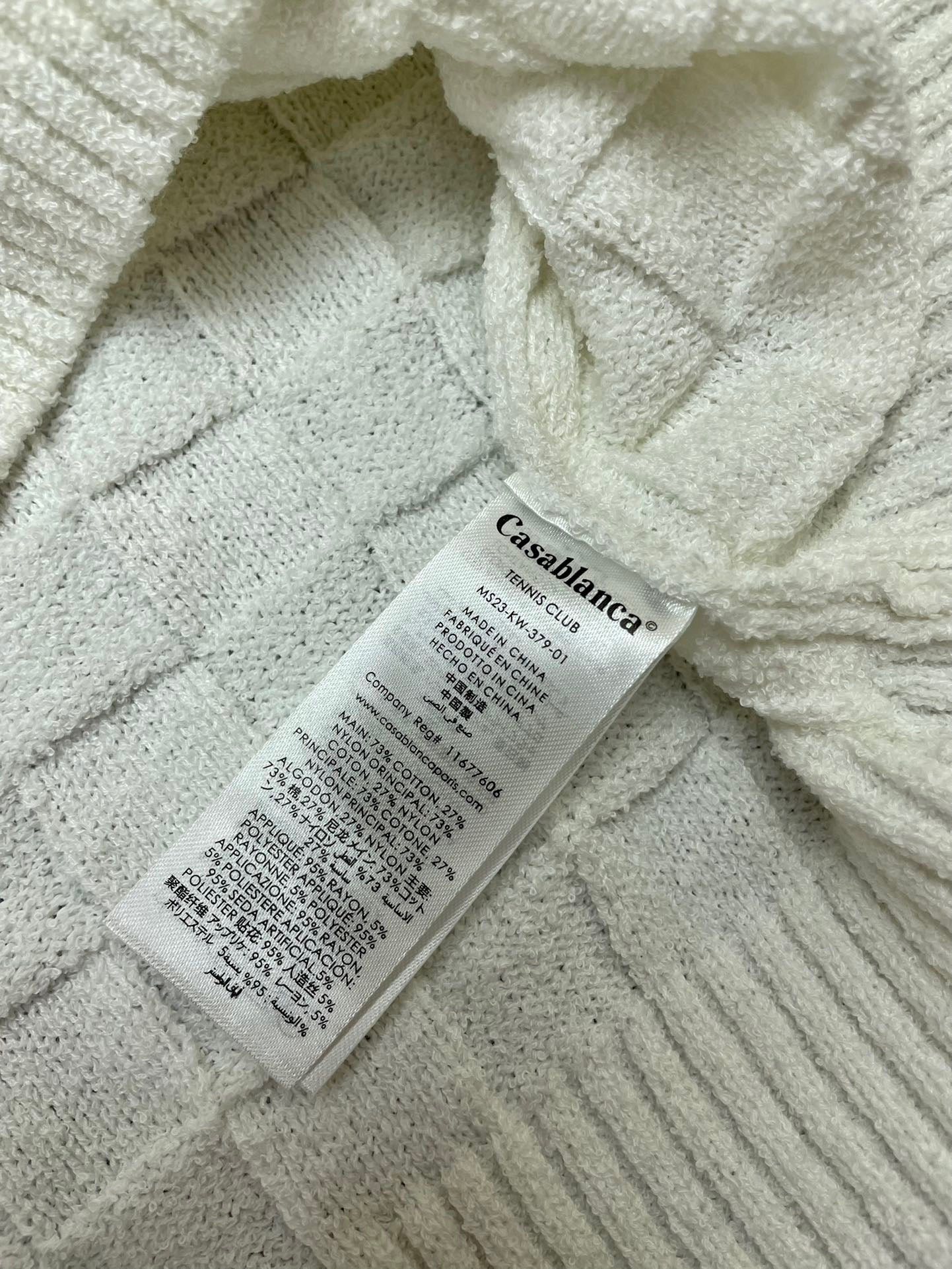 Black and White Polo - Size XL - FashionHype.xyz