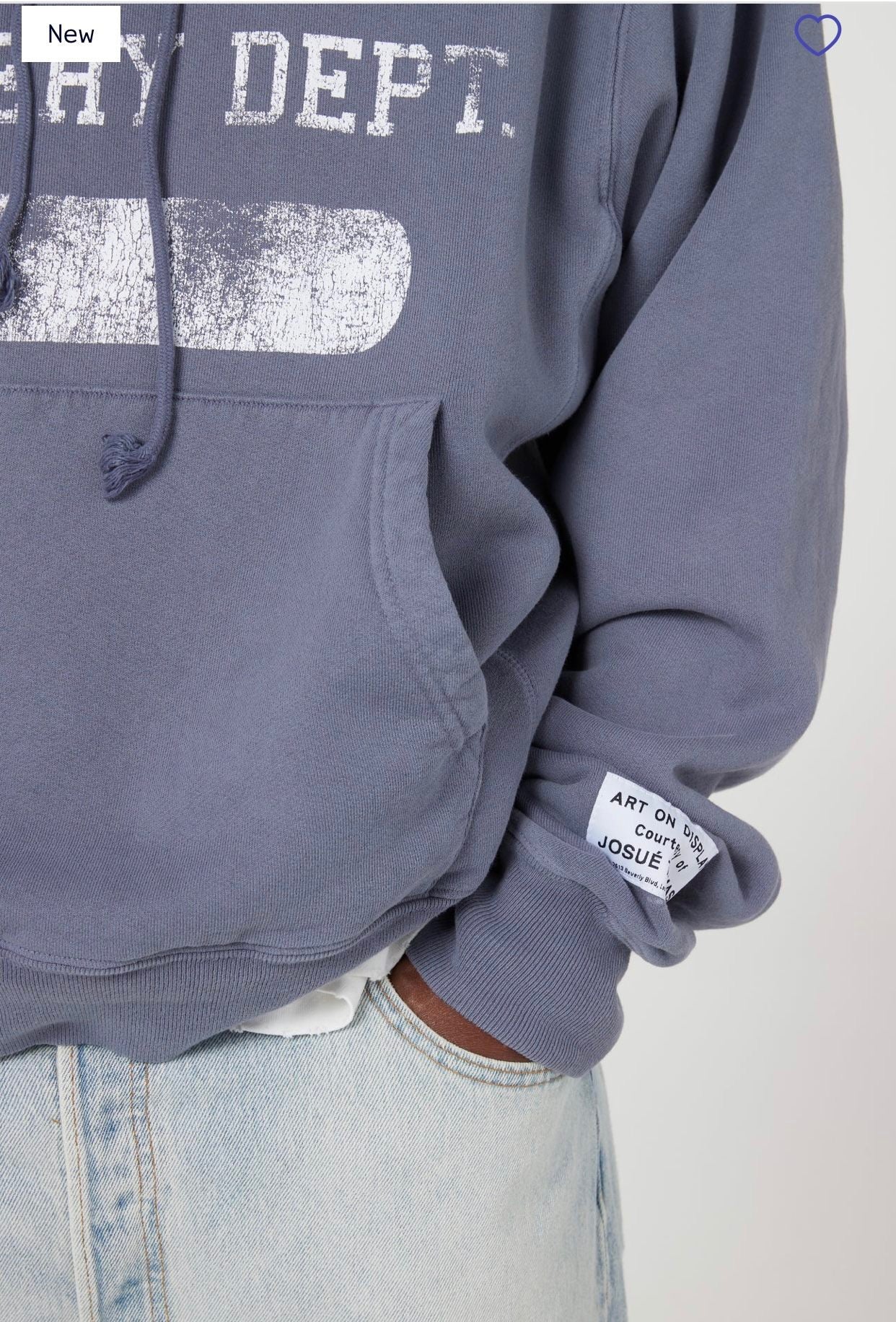 Grauer Hoodie