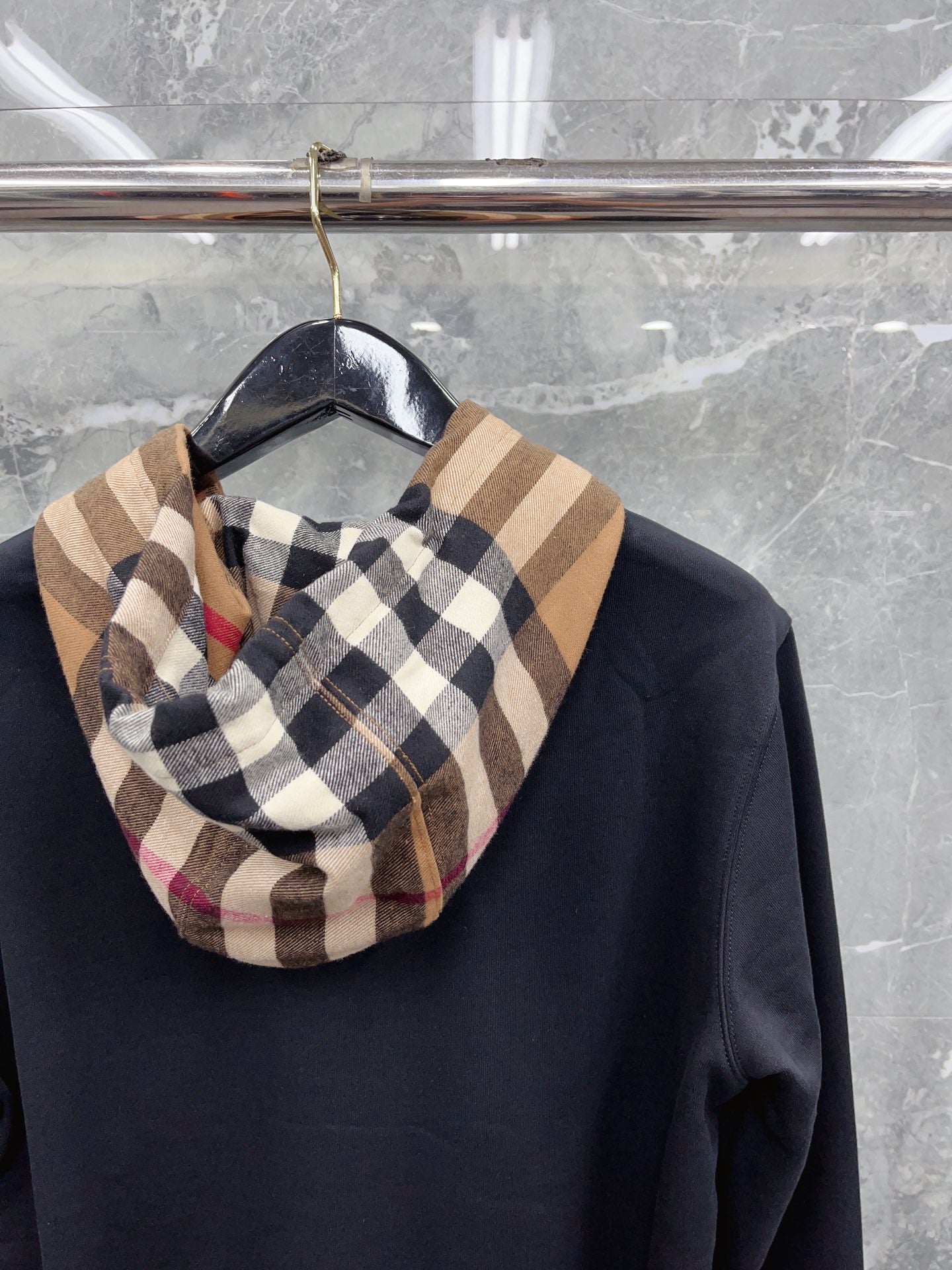 Black, Dark blue, Grey and Khaki Hoodie - FashionHype.xyz
