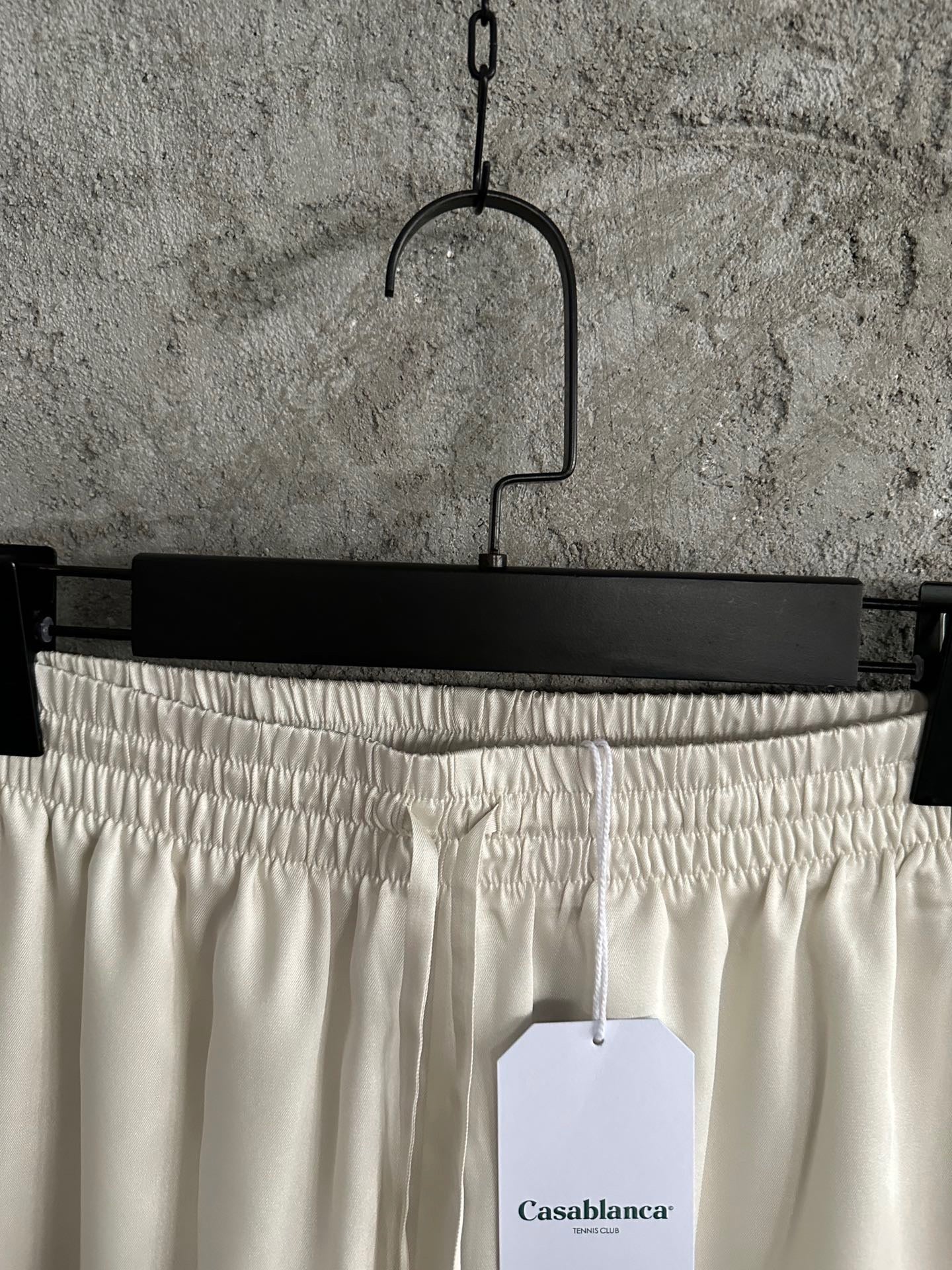 Weiß orange Short