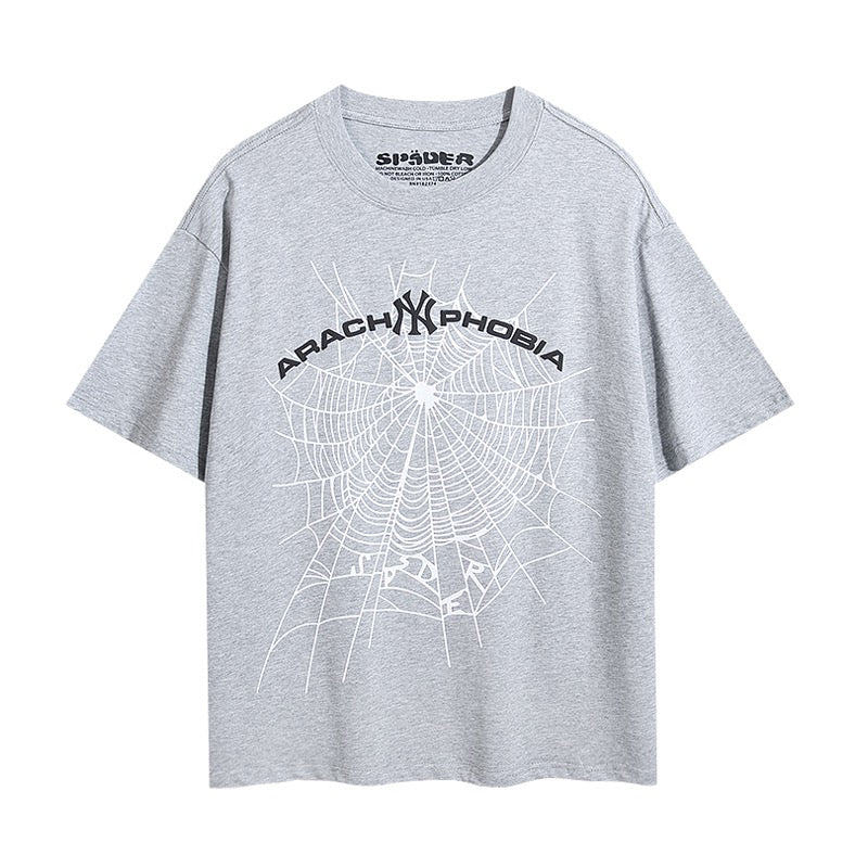 Graues und blaues T-Shirt