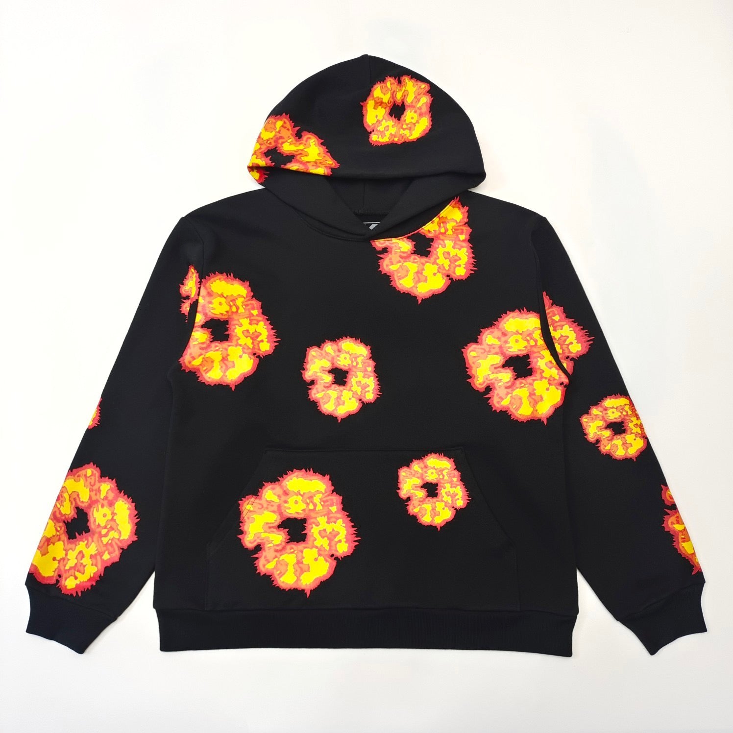 Schwarzer Hoodie