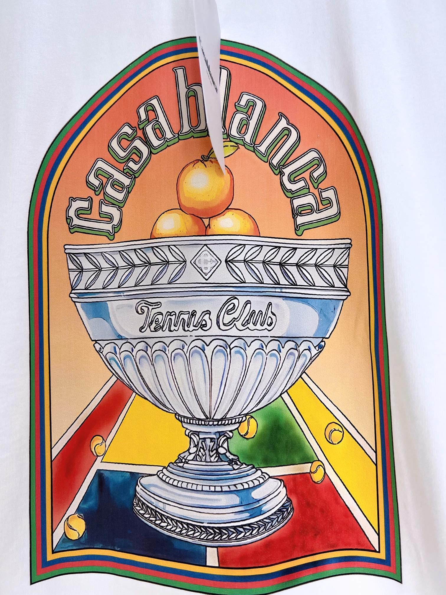 Blau-weißes T-Shirt