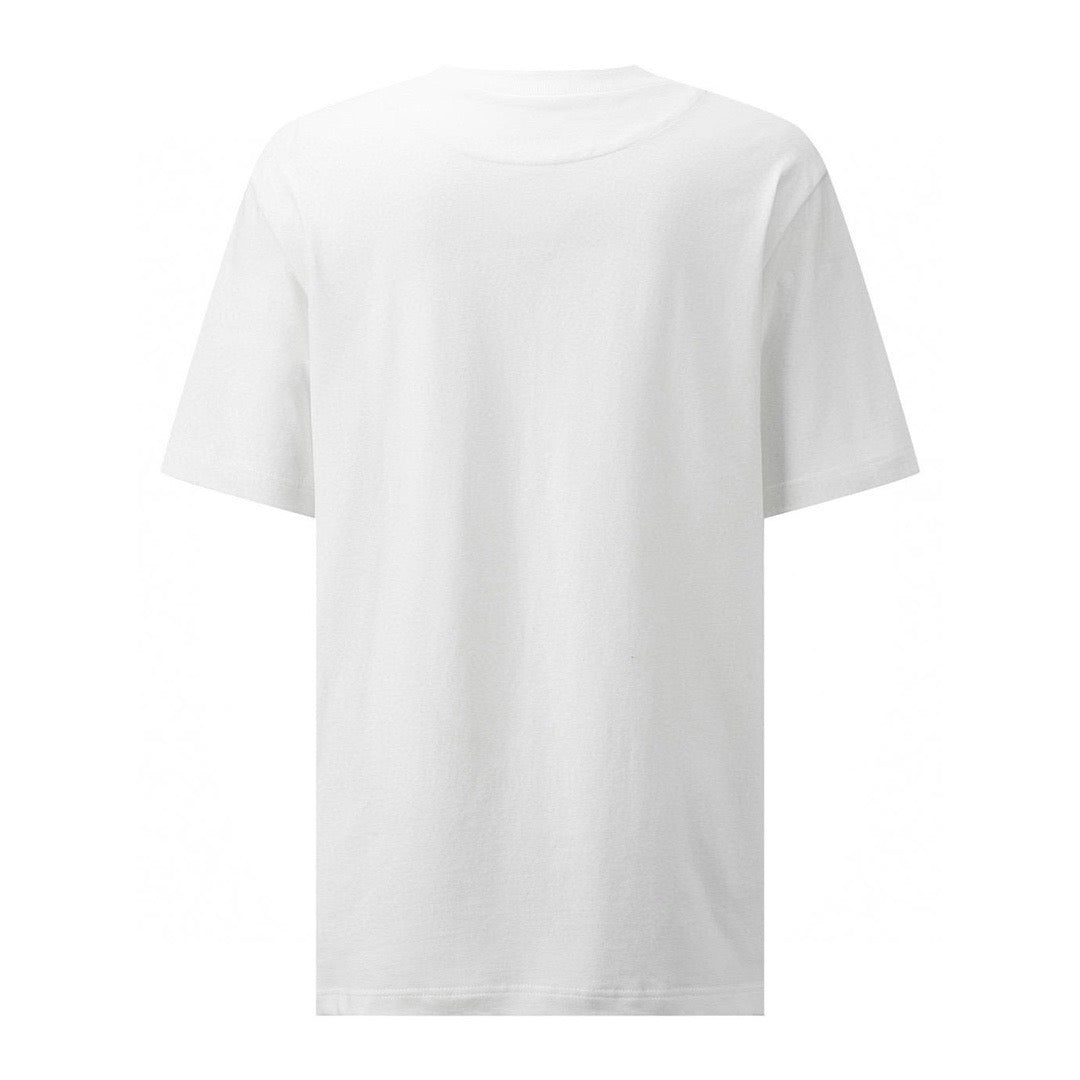 Schwarz-weißes T-Shirt