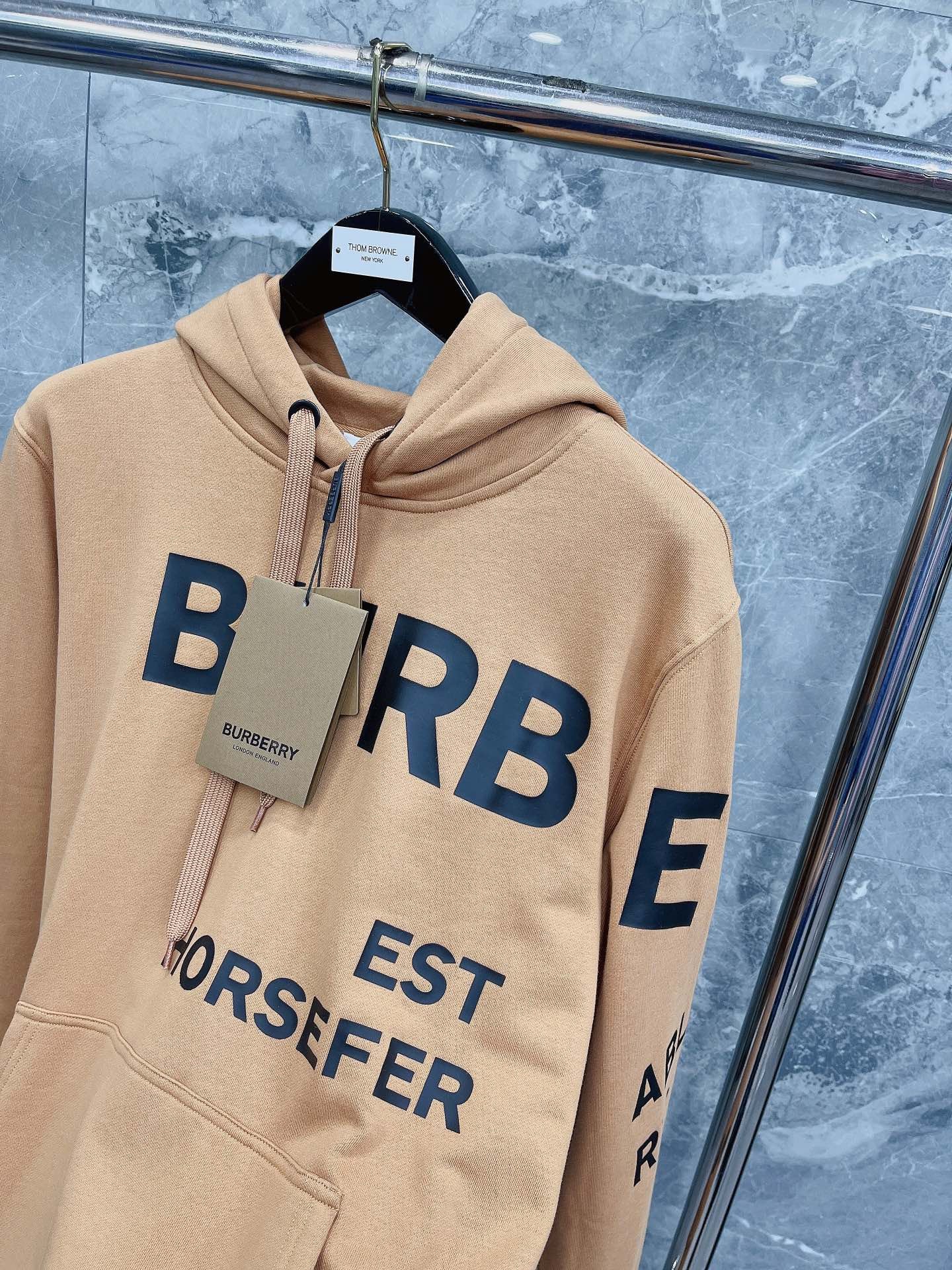 Black, Light orange and White Hoodie - FashionHype.xyz