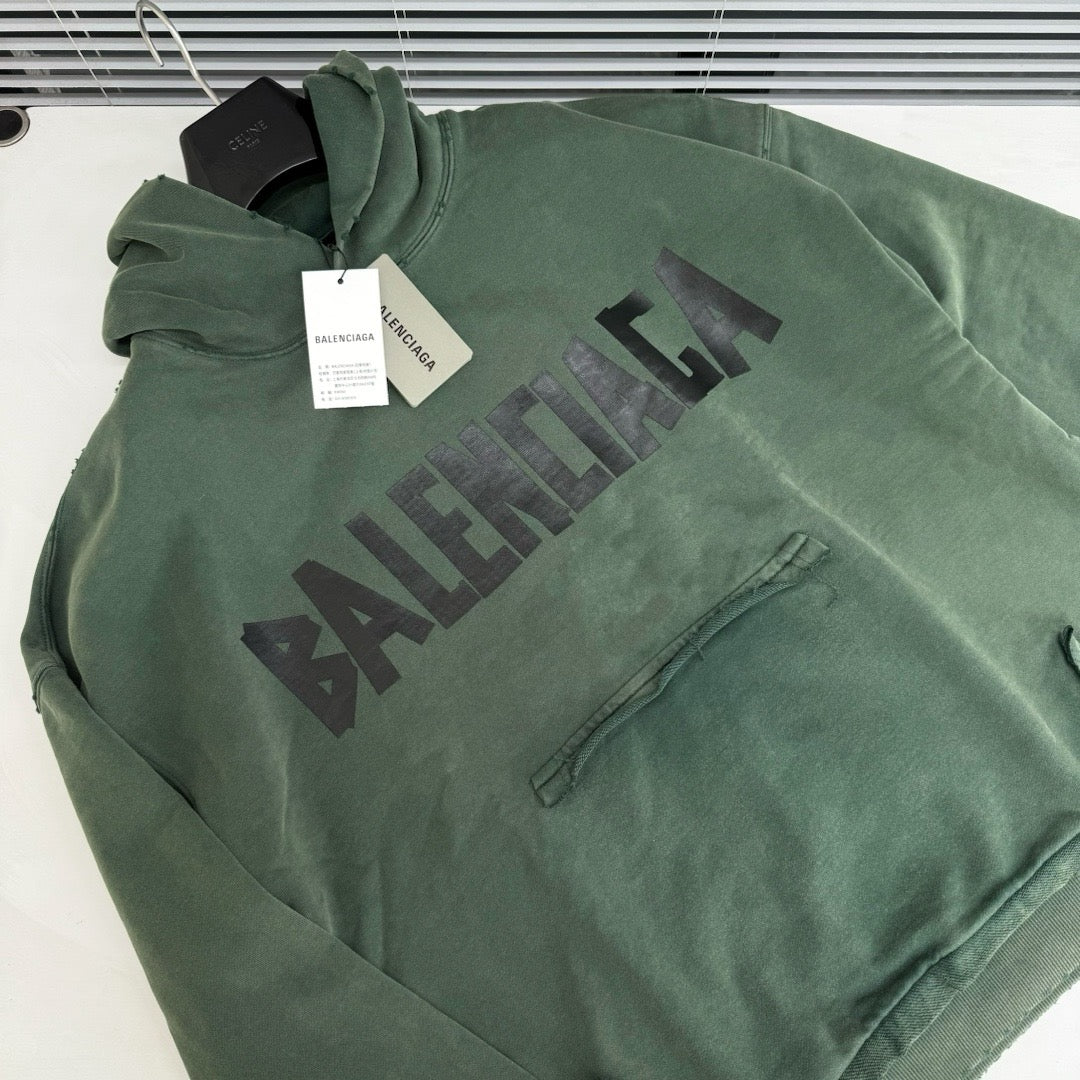 Grüner Hoodie