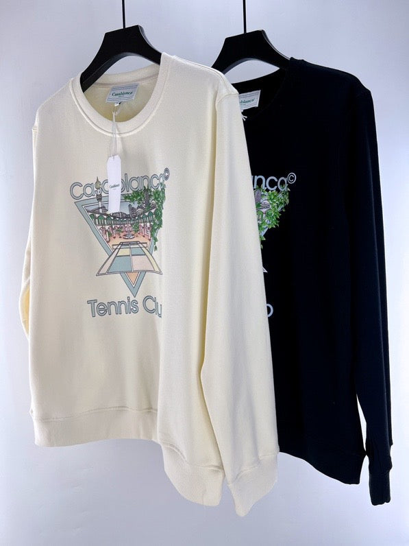 Sudadera en blanco y negro
