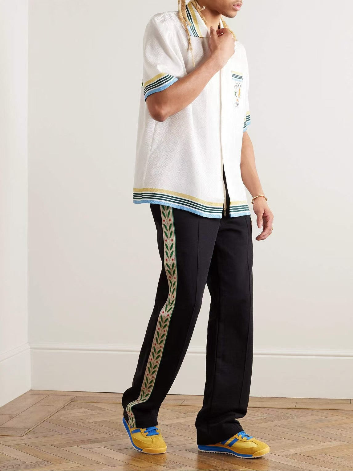 White and Black Pant - FashionHype.xyz