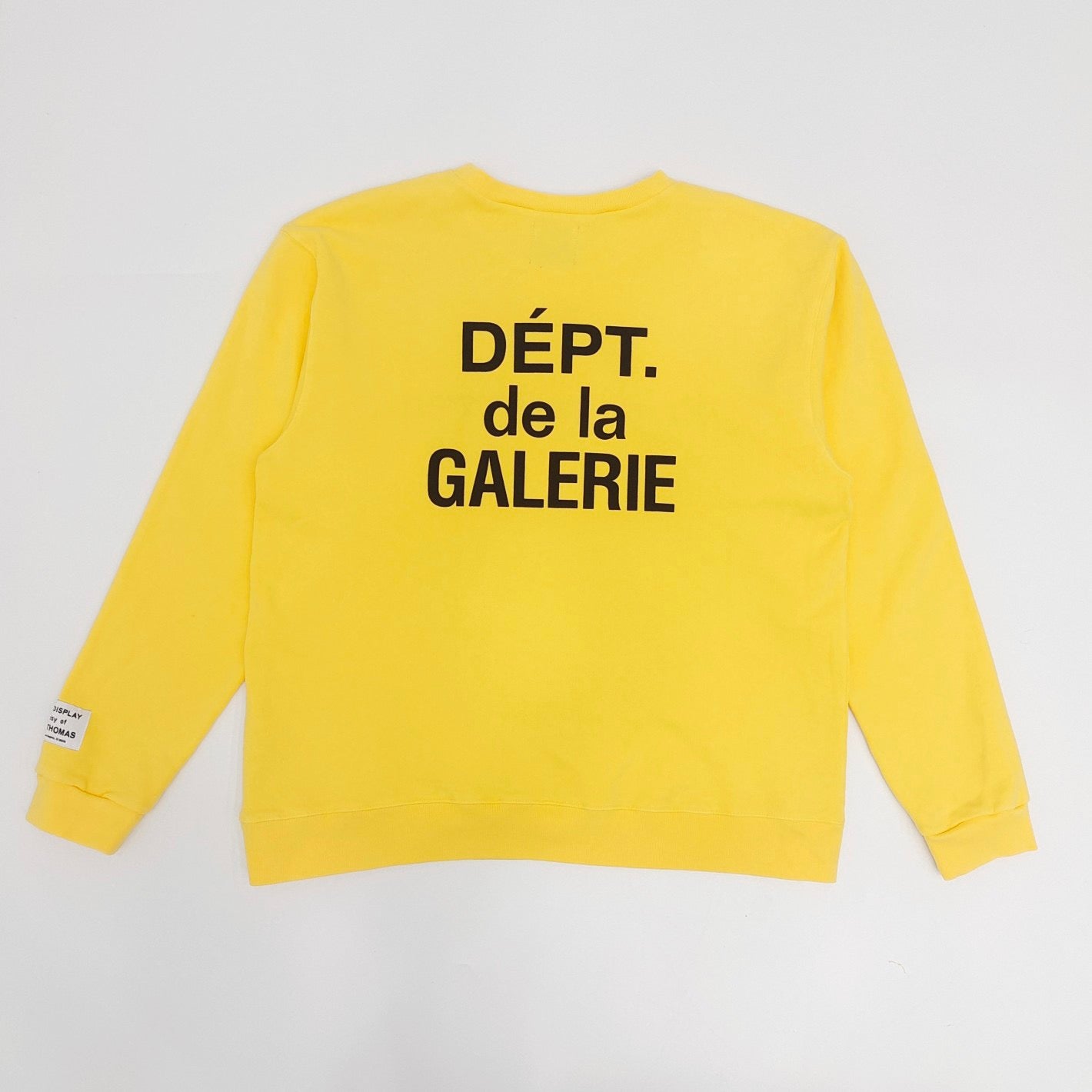 Gelbes Sweatshirt